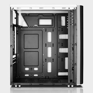 370*188*412mm Gaming Computer PC Case Acrylic Full-side Transparent RGB Vertical Water Cooling Chassis ATX desktop gamer case