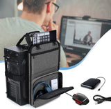 Desktop Gaming Computer PC Carrying Case Travel Storage Carrying Bag, Computer Main Processor Case and Monitor