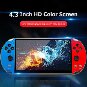 X7 Handheld Game Console With 10000+ Classic Games 1500mAh Rechargeable Battery Ideal Gift For Kids Game Player