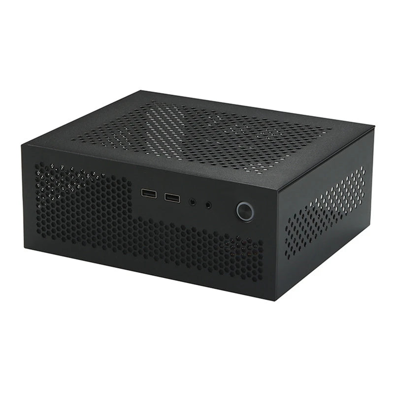 A09 HTPC Computer Case Mini ITX Gaming PC Chassis Desktop Chassis USB2.0 Computer Case Home Computer Case