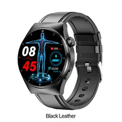 2024 Latest Health Smart Watch F320 with Laser Therapy Phone Call Blood Glucose Uric Acid and Lipid Monitoring Health Watch