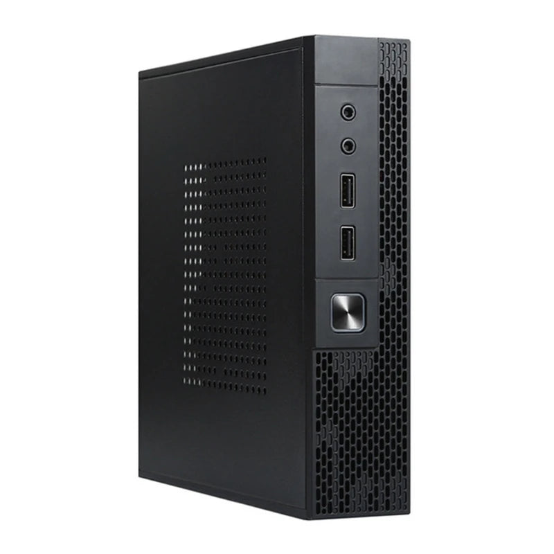 DN59 ITX Computer for Case QX02 Mini Desktop for Case Industrial Control Home Theater PC Gaming for Case Front USB Audio Inte