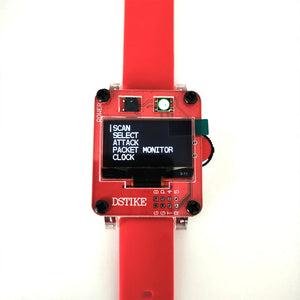 Latest Deauther Watch X Red Color Development Arduino Smart Watch With ESP8266 Deauther Software