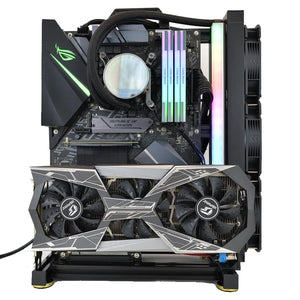 Open Computer Case Frame DIY Creative Rack Mini ITX MATX Gamer Cabinet ATX Air/Water Cooler 360 Desktop PC Gaming Chassis