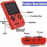 Retro Video Game Console 8-bit 3.0 Inch Lcd Screen 400 Games Portable Mini Handheld Kids Game Console