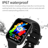 Big Smart Watch Latest Smartwatch Make Answer Calls Ip67 Waterproof Exercise Monitoring Blood Pressure 2024 Women'S Wristwatch