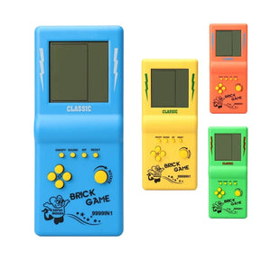 Handheld Portable Classic Game Console BRICK GAME Players Nostalgic Educational Toys 4 Colorful Elderly Childhood Christmas Gift