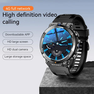 YYHC 2024 Latest 4G Smart Watch Sim Card Built Programmable 1.39 inch Luxury Android 8.1 Smart Watch H10 with GPS WIFI