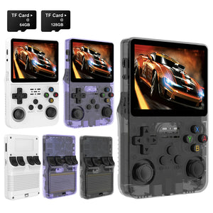 R36S Retro Handheld Video Game Console Linux System 3.5 Inch IPS Screen Handheld Game Players 10000 Games Gift for Kids Adults