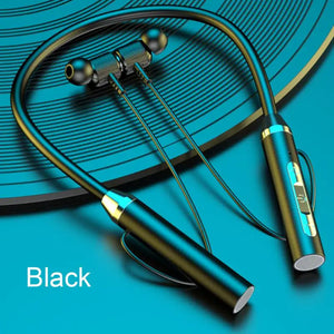 Fone Earphones Wireless Headphones Magnetic Sport Neckband Neck-hanging TWS Earbuds Wireless Blutooth Headset with Mic