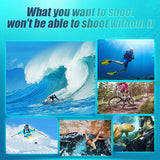 4K Action Camera Wifi Underwater Waterproof Motorcycle Video Recording Camera Sports Cameras Remote Control Outdoor Mini Cam