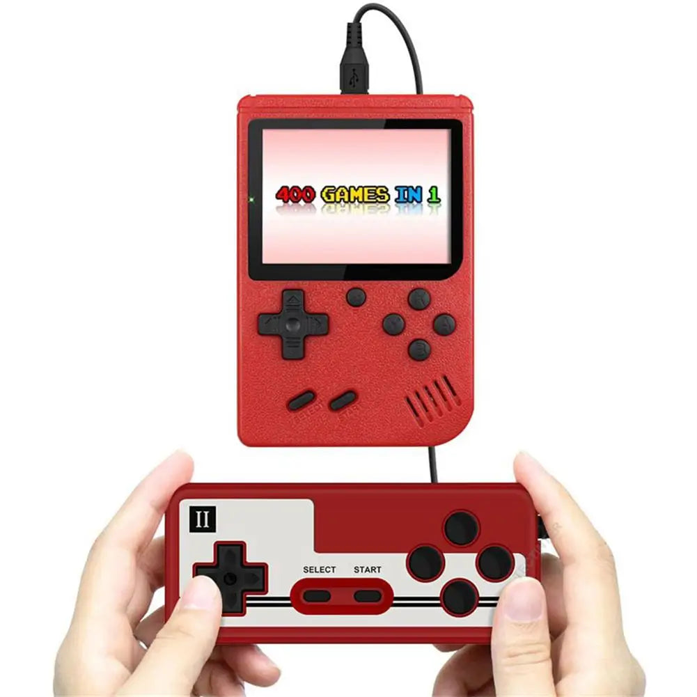 Retro Video Game Console 8-bit 3.0 Inch Lcd Screen 400 Games Portable Mini Handheld Kids Game Console